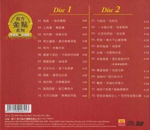 邓瑞霞2006-广东风云2IN1[南方]2CD[WAV+CUE]